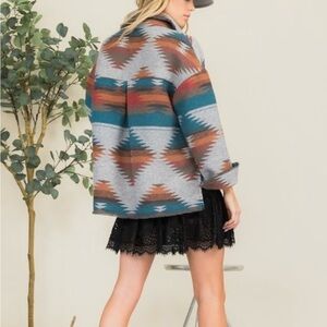 Women's Multicolor Patterned Jacket